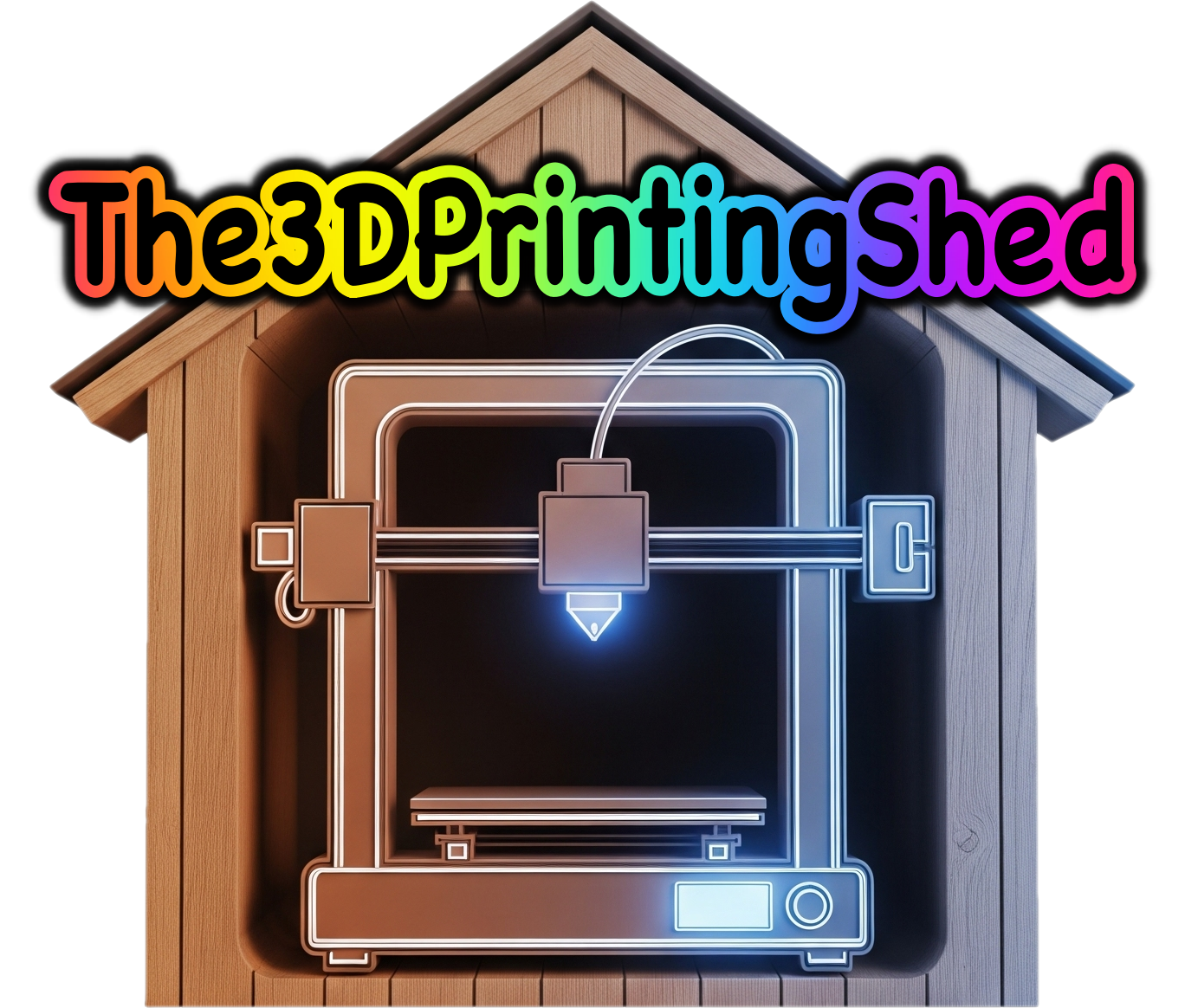 3D shed logo png