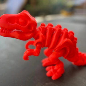Home 5 Large Glow-In-The-Dark Articulated Flexi T-Rex 3D Printed Dinosaur