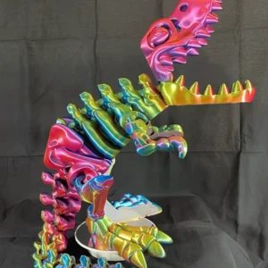 π¦ XXL 3D-Printed T-Rex β 930mm of Roaring Colour! Available at www.the3dprintingshed.co.uk