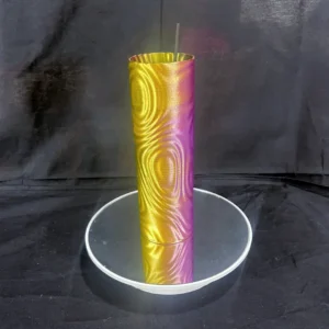 black purple gold incense burner