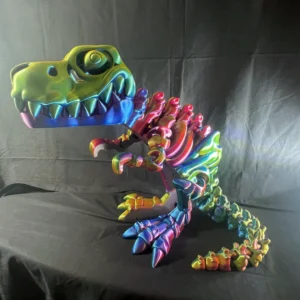 Blue, Yellow, Red XXL T-Rex 3d printed