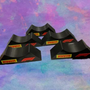 5 formula1 tyre stands for 3d printed 80mm tyres