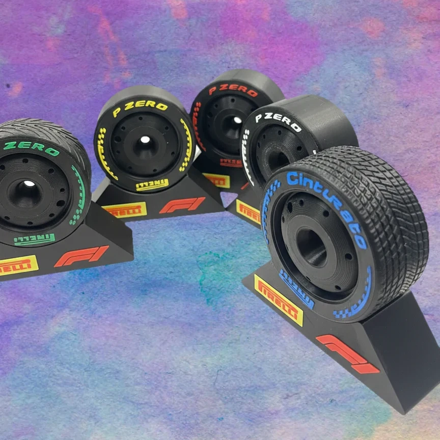 π F1-Style Single Tyre Stands, Set of 5 β Built for our 80mm 2026 Design Tyres 3 π F1-Style Single Tyre Stands, Set of 5 β Built for our 80mm 2026 Design Tyres - Image 3