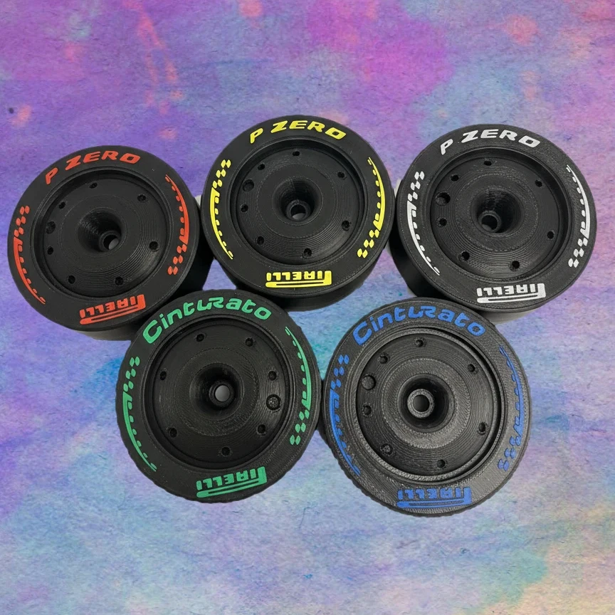 2026 NEW design Formula 1 Separate Stands & 5 Tyre Display Set – Slicks, Inters & Wets 5 2026 NEW design Formula 1 Separate Stands & 5 Tyre Display Set – Slicks, Inters & Wets - Image 5