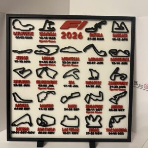 Haas Inspired F1 2026 race circuit layout display