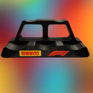 formula 1 - 2 tier stand for 5 tyre set