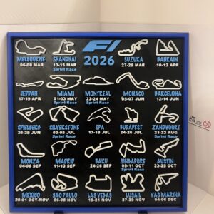 Williams Inspired Formula 1 2026 race calendar